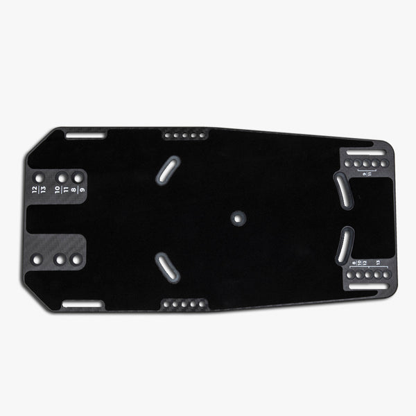 Carbon G10 Front Plate w/ adaptable mounting