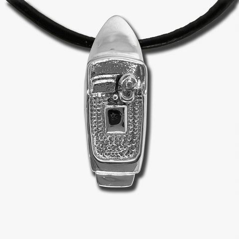 Silver Tournament Boat Pendant